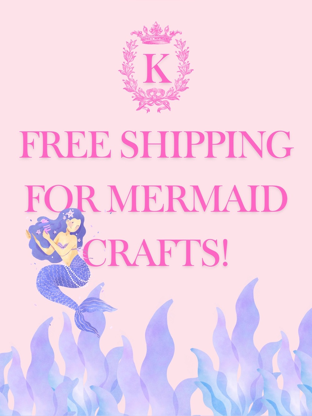 🧜‍♀️ Free Shipping for Mermaid Trinket Trays!